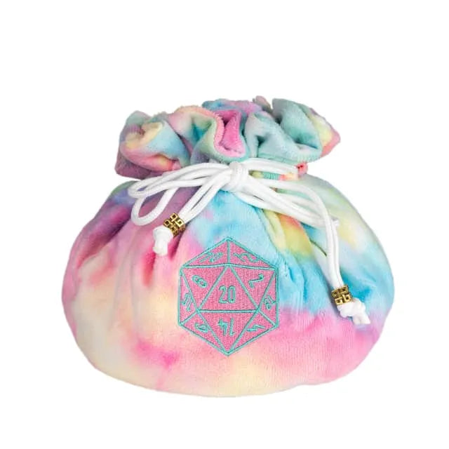 Fluffy dice bag with compartments