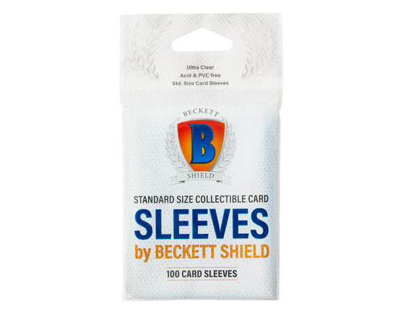Standard card sleeves from Beckett Shield (pack of 100)