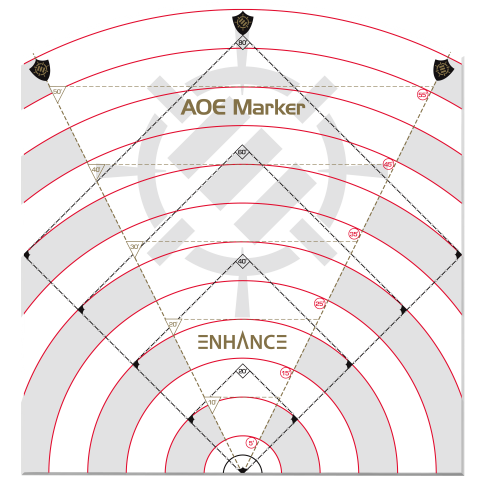 AoE-Zauberschablonen (Area of Effect Marker)