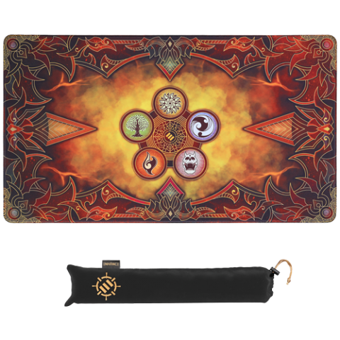 TCG Playmat with embroidered edges