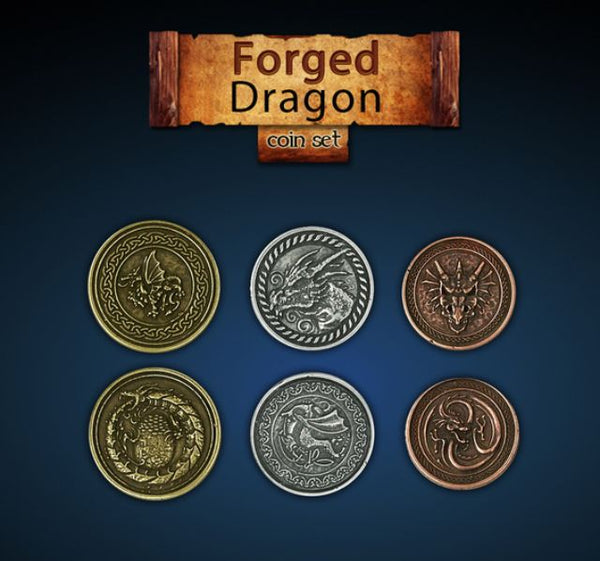Forged Dragon Coin Set (24 Stück)