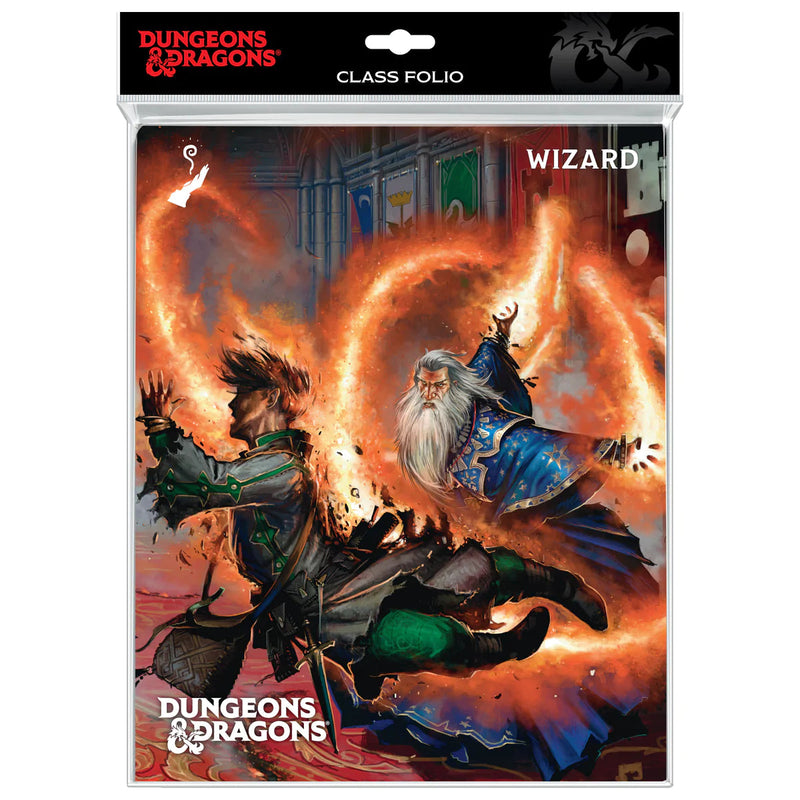 D&D Character Folios with stickers - Wizard - EN