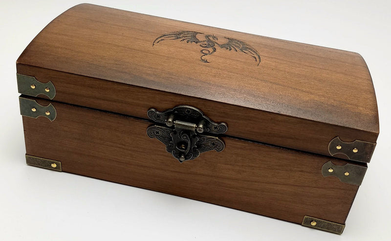 Wooden chest for up to 75 Dice
