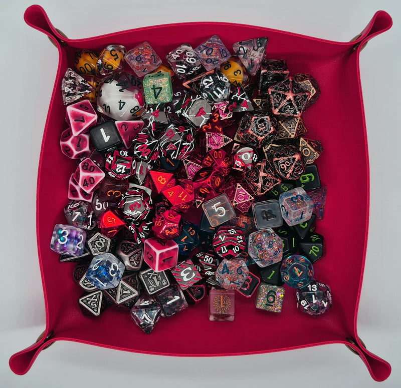 Dice plate pink