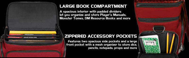 RPG Adventurer's Travel Bag Collectors Edition red