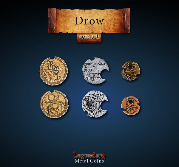 Drow Coin Set (24 pieces)