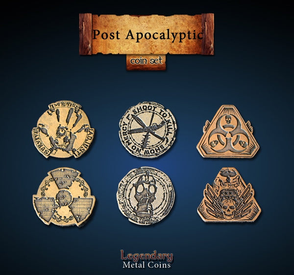 Post Apocalyptic Coin Set (24 pieces)