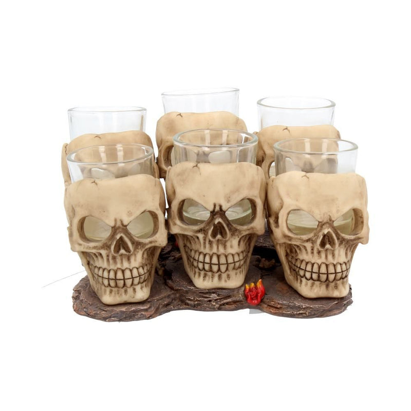 Skull shot glasses set (6 pieces)
