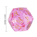 Dragon Gem - XL 30mm Glass D20 (Diamondcut) 