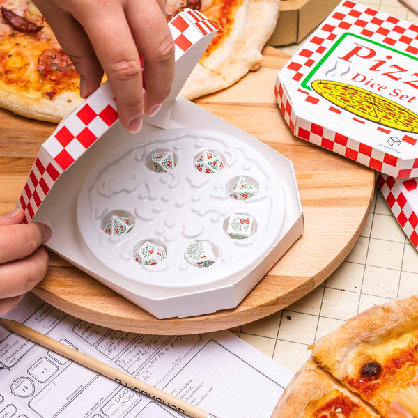 Pizza Dice Set Margherita & Pepperoni