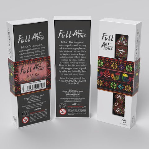 Full Art Dice Set: Krajka 