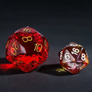 Dragon Gem - XL 30mm Glass D20 (Diamondcut) 