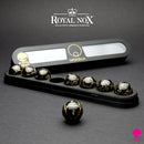 Orbidice Royal Nox – Black & Gold Edition (Dice Ball Set) 