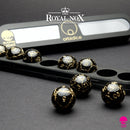 Orbidice Royal Nox – Black & Gold Edition (Dice Ball Set) 