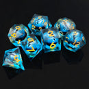 Sapphire Dragon Eye Flüssigwürfel Set