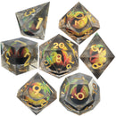 Rainbow Crystal Dragon Eye liquid cube set