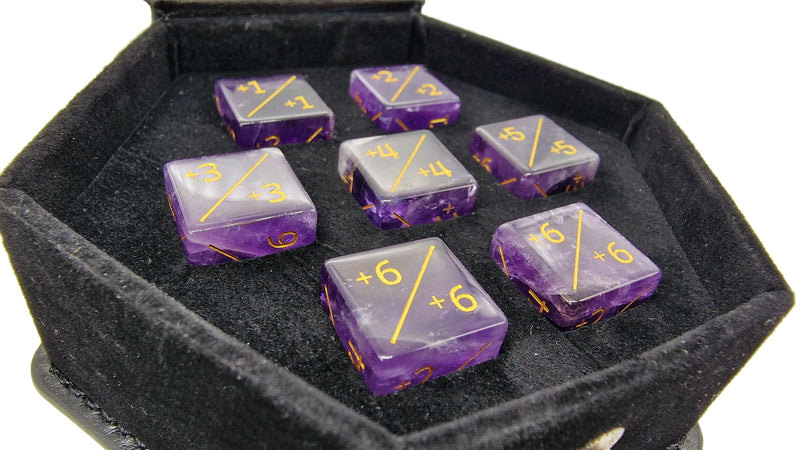 Amethyst D6 Counter-Dice