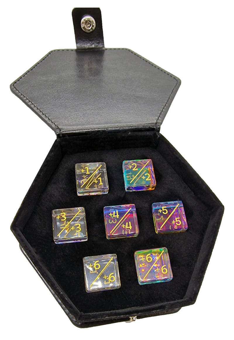 Prisma Crystal D6 Counter-Würfel