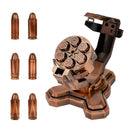 Bullet Nest - Metal Bullet Dice Set with Revolver Cylinder 