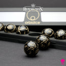Orbidice Royal Nox – Black & Gold Edition (Dice Ball Set) 