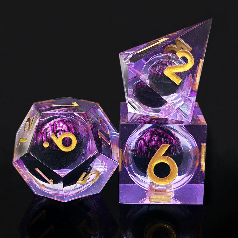 Amethyst Dragon Eye liquid cube set
