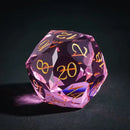 Dragon Gem - XL 30mm Glass D20 (Diamondcut) 