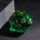 Dragon Gem - XL 30mm Glass D20 (Diamondcut) 