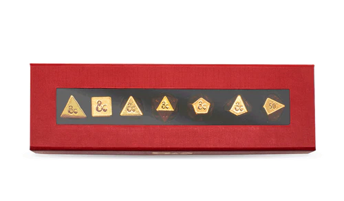 D&D Anniversary Heavy Metal Dice Set