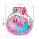 XXL-Würfelbeutel mit 7-Fächern aus Plüsch