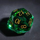 Dragon Gem - XL 30mm Glass D20 (Diamondcut) 