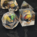 Rainbow Crystal Dragon Eye liquid cube set