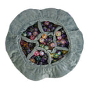 XXL-Würfelbeutel mit 7-Fächern aus Plüsch