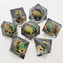 Rainbow Crystal Dragon Eye liquid cube set