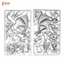 Dungeons & Lasers - Dragon Miniatures (Unpainted) 