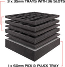 Miniature Figure Travel Case XL (108 figures + book compartment)