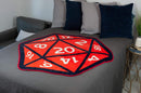 D&D - Flauschige D20 Decke