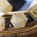 Cat eye white ornament