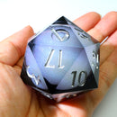 Dice of Dragonkind – White XXL Liquidcore D20 (50 mm)