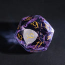 Dragon Gem - XL 30mm Glass D20 (Diamondcut) 