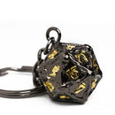 Bones Black & Gold key fob