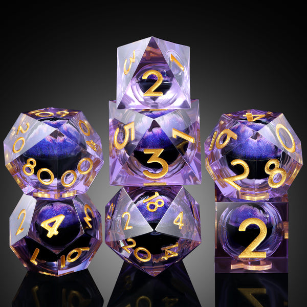 Amethyst Dragon Eye liquid cube set