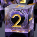 Amethyst Dragon Eye Flüssigwürfel Set