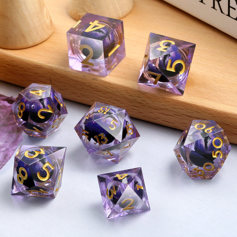 Amethyst Dragon Eye liquid cube set