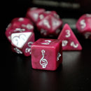 Different class cube sets (7 Dice, 1 coin)