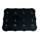 Bases for ArcKnight miniatures (numbered 1-12) 