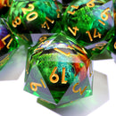Arcane Dragon Eye – XL D20 (33 mm, liquid core) 