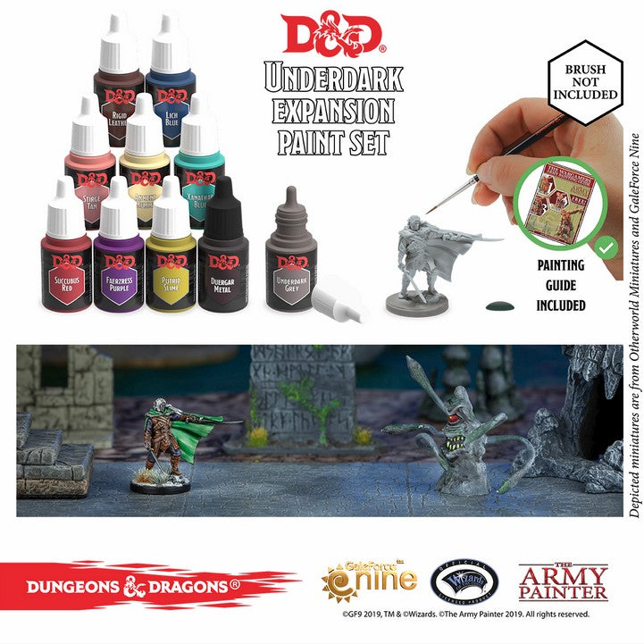 Warpaints Fanatics-Dungeons & Dragons Underdark-Paint-Set