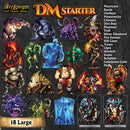 DM Starter Set - Flat plastic miniatures (167 pieces)