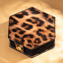 Hexagon-Etui - Leopard Print