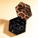 Hexagon-Etui - Leopard Print